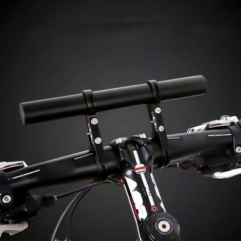 Fahrradlenkerverlängerung – 1 Stück, 20 cm Lenkerverlängerung + Inbusschlüssel – für Licht/Smartphone (1/4)