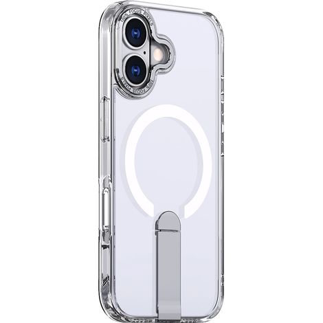 Funda Hybrid Armor X para iPhone 17 con soporte, compatible con MagSafe - Transparente (1/5)