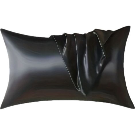 Silk pillow - zipper design, gentle on skin and hair  Soft and breathable twill fabric  Anti-aging hairpiece