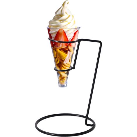 Support de crème glacée pour fête, Support d'affichage de Cornet de crème glacée - Support de Support de crème glacée en Fer pour Magasin de Boissons Froides Présentoir Scientifique de cône (1/5)