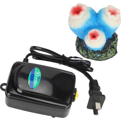 Pompe à oxygène pour aquarium, pierres à bulles d'air, calebasse en résine, décoration artisanale pour aquarium CN (1/5)