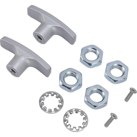 Lot de 2 Poignées de Rechange pour Valve, Gris (1/5)