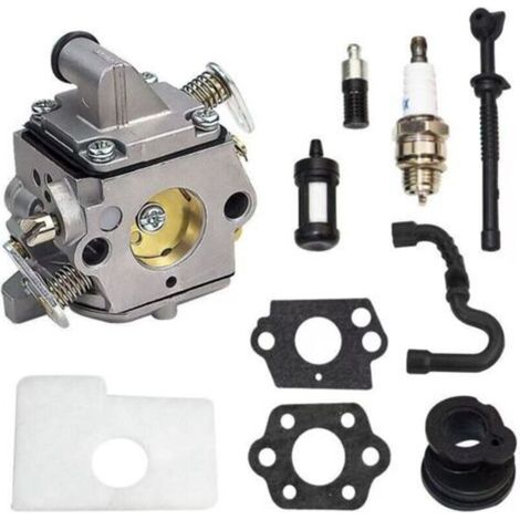 Kit Carburateur C1Q-S57A pour Tronçonneuses STIHL MS170 MS180 - Remplacement Haute Qualité avec Filtre à Air - Compatible 017 018 170C 180C (1/3)