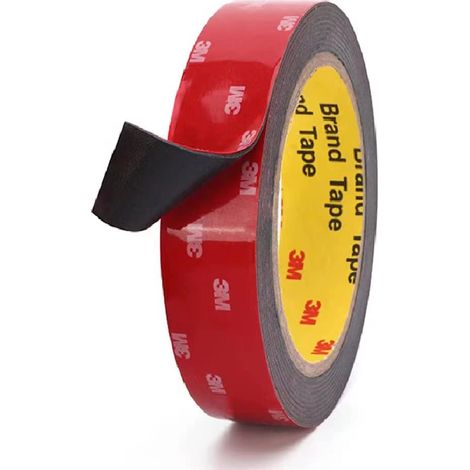 Nastro adesivo biadesivo extra forte, realizzato con nastro 3M 5952, colle adesive impermeabili e resistenti alle temperature ultra elevate per uffici, casa, fissaggio, fai da te, esterni (3M12MM)