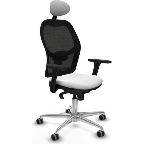 piqueras-y-crespo Ergonomischer Bürostuhl Weiß Komfort (1/3)