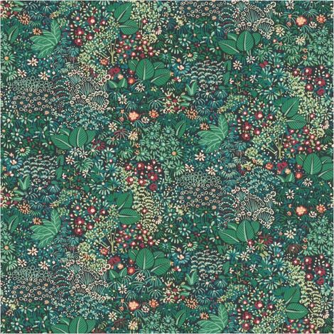 Green Botanical Wallpaper Floral Jungle Vinyl Paste The Wall Feature Wall (1/4)