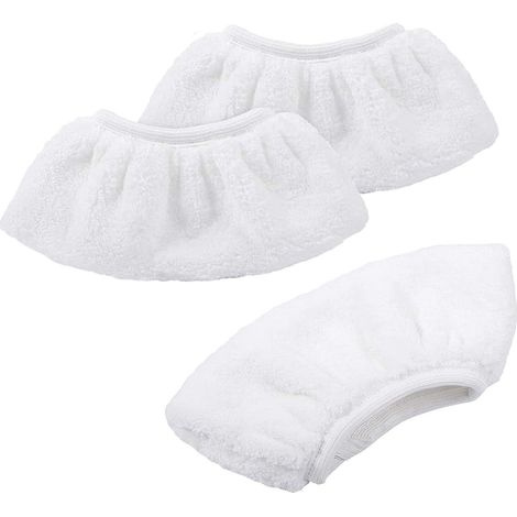 3 tampons microfibre de rechange pour nettoyage vapeur, compatibles SC1-SC5 et SV7 (1/5)