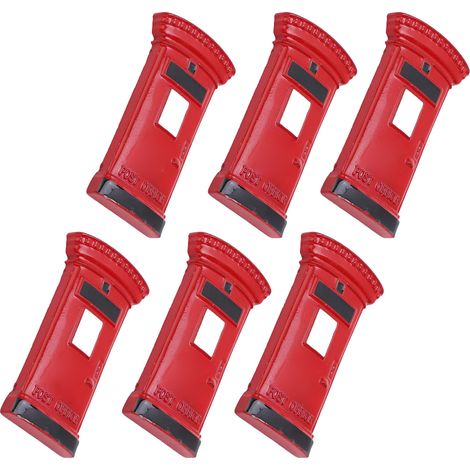 Autocollant magnétique 3D motif boîte aux lettres style européen, décoration réfrigérateur, fixation pour notes adhésives, boucle magnétique (1/5)