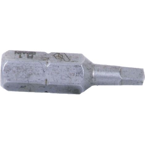 Punta cuadrada estándar para atornillar 1/4" de 25mm y 55mm 09570001          5 Unds                                   25 mm        R-1