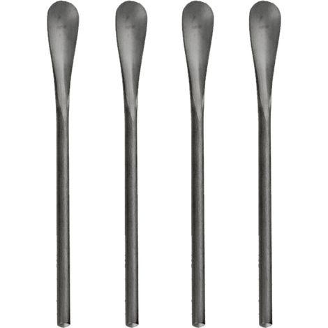 Cuillère À Café - En Acier Inoxydable - 13 cm - Pour Café Espresso Thé Lait Chocolat - Lot De 4 (1/5)
