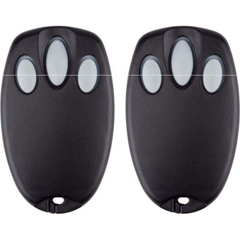 Set di 2 trasmettitori portatili di ricambio per porte da garage Chamberlain Liftmaster Motorlift 94335E 84335E ML700 ML500 ML850 Merlin + C945 C840 Security + 433.92 MHz -Crezuo
