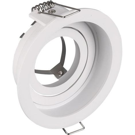 Illuminazione da Incasso da Interno a LED in Metallo Bianco Opaco