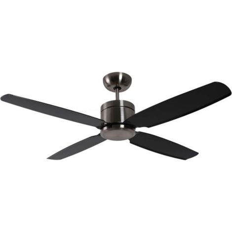 Pepeo 132201303 Ventilatore da Soffitto a Risparmio Energetico, 31 W, 240 V, Cromato, 132 cm (1/3)