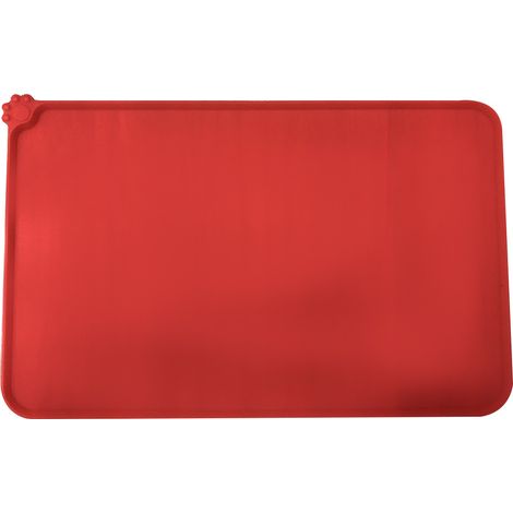 Tapis en silicone IG pour animaux de compagnie, tapis imperméable pour gamelles de chiens et de chats (1/3)