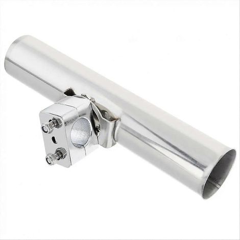 Support de canne à pêche orientable, support mural réglable, fixation rotative pour gaules et cannes, porte-tige robuste en métal, angle ajustable, usage extérieur et intérieur, étau de maintien unive (1/5)