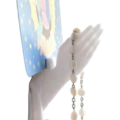 Suspension murale de prière style luxueux blanche (1/5)