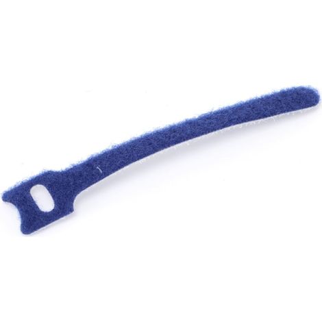DAYTOOLS Kabelbinder, 125x12 mm, Klettverschluss, blau, 10 Stück (1/3)