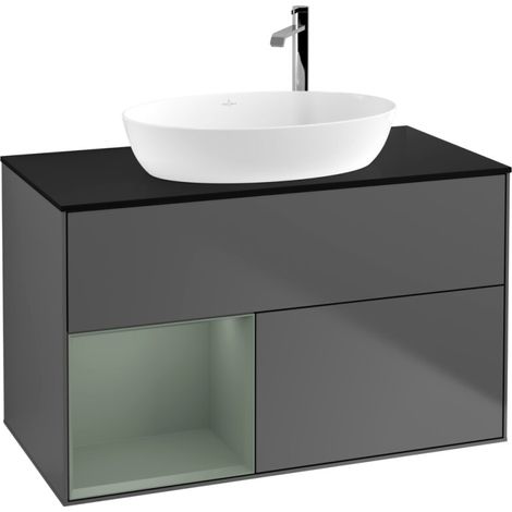 Villeroy & Boch F892GMGK Meuble sous-lavabo Finion F89 (1/2)