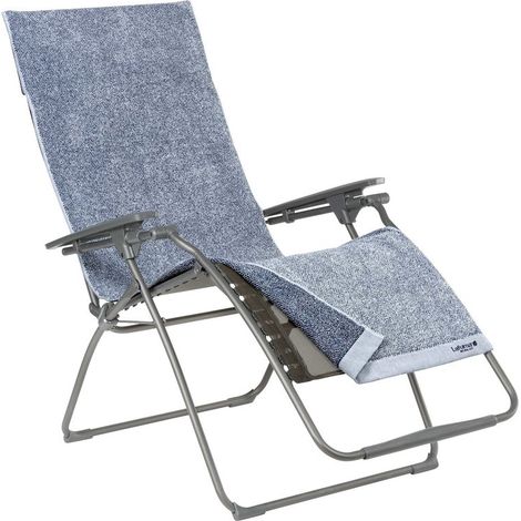Frotteeauflage zu Relaxsesseln, blau (iroise) zu Lafuma Relaxsesseln