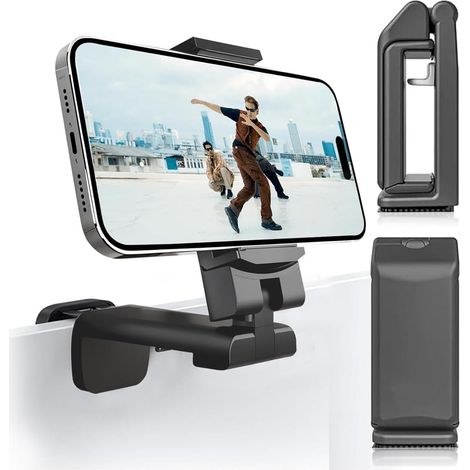 Universelle Handyhalterung mit 360-Grad-Drehung, unverzichtbares Reiseaccessoire für Rücksitz, Tisch, Zuhause, Küche, Büro