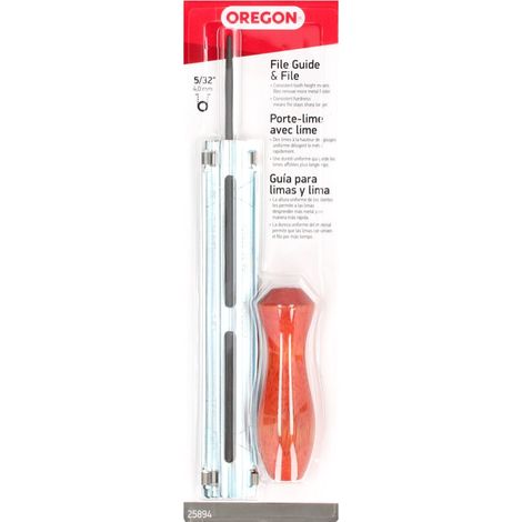 Porte-lime OREGON Q16265C avec lime ronde 5/32" 4,0 mm ( 25894 )