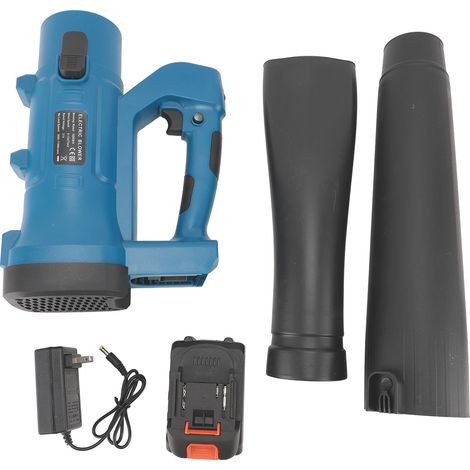 Souffleur de feuilles électrique sans fil, léger avec batterie lithium 1500mAh et chargeur, puissant pour jardin patio neige (1/5)
