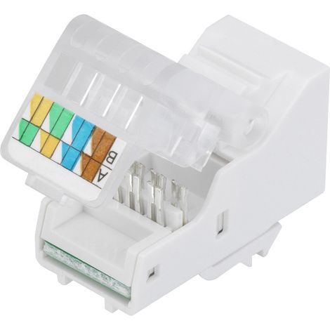 TRU COMPONENTS SM-2014H8C5E Modularbuchse Buchse, gerade Grau 1 St. (1/2)