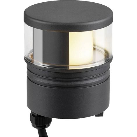 [NEUWERTIG] B-Ware Slv M Pol S Leuchtenkopf Lampenkopf Led Anthrazit Pollerleuchte Zylinderform