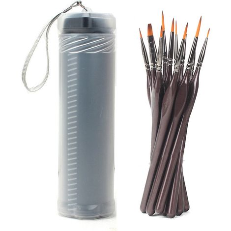 Set di 12 pennelli per dettagli in micromodelli (1/5)