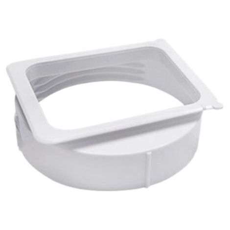 Climatiseur Interface De Conduit d'Échappement, D'interface Connecteur de Tuyau de Fenêtre D'échappement, 1 adaptateur de sortie d'air pour climatiseur mobile portable, 15 cm, blanc, en plastique ABS (1/5)