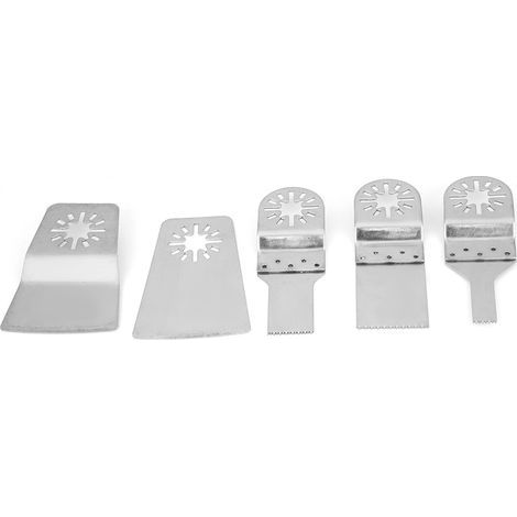 5 pièces Lames Scie Acier Inoxydable 10/20/31/51mm pour Outil Oscillant Multifonction (1/5)
