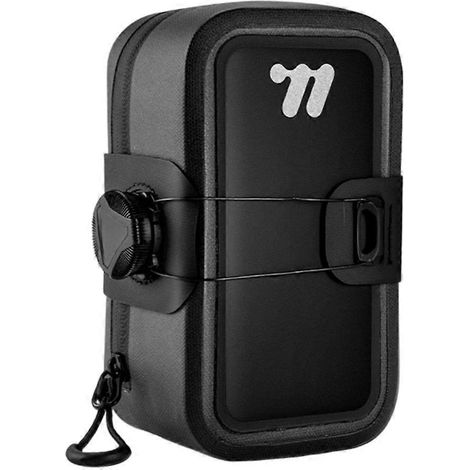 Sacoche de selle de vélo WEST BIKING, fermeture automatique, résistante aux rayures, portable, pour VTT et vélo de route, noire. (1/5)