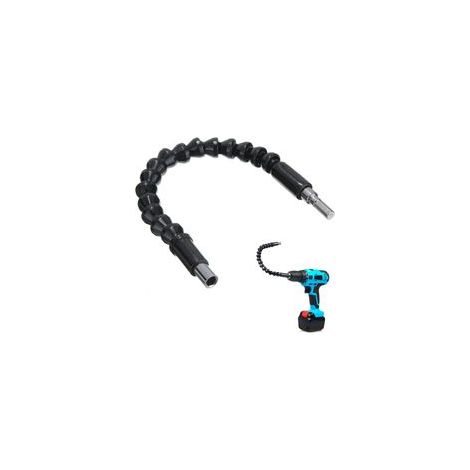 Perceuse D'extension Flexible,Extension de Foret Flexible,Tige Souple Hexagonale,Rallonge de Tournevis Flexible,Arbre Flexible Visseuse,300mm Tige de Rallonge Flexible,Pour Perceuse Tournevis