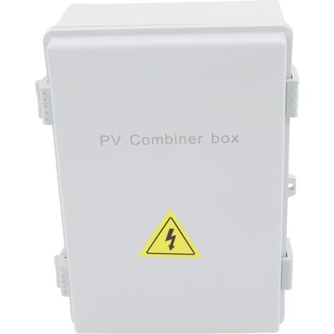 Boîte de combinaison solaire Tongou 6 cordes avec parafoudre, fusibles 10A, disjoncteur 63A, système hors-réseau photovoltaïque, coffret de regroupement DC. (1/5)
