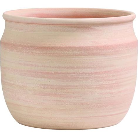 Grand pot de plante en terre cuite brossée – Pot de plante en céramique 23cm pour extérieur et intérieur pour la maison et le jardin (1/5)