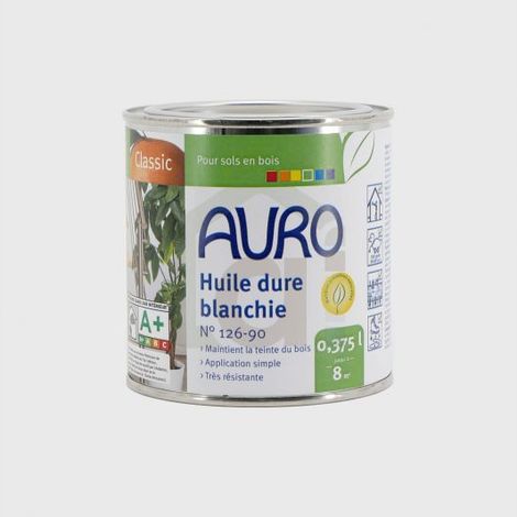 Huile dure blanche n°126-90 AURO, (1/4)