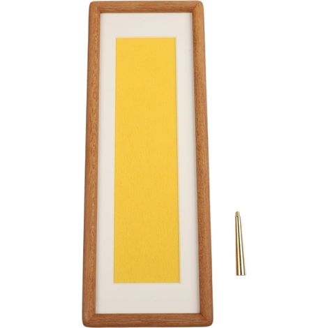 en pour bois Naturel pour Photo 10x20cm Intérieur en pour bois(wood color) Taille intérieure 10x20cm, pour vue claire éblouissement, protège photos, montage pour facile, pour décor polyvalent (1/5)