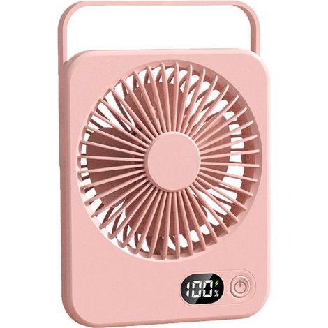 1 ventilateur de bureau, pliable ultra silencieux, 5 W, télécommandé, 3 vitesses, pour espace restreint ou bureau