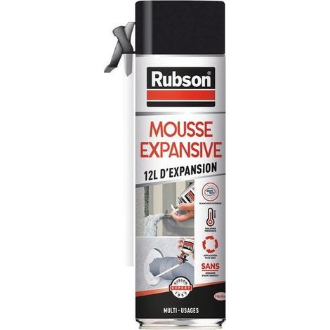 Espuma expansiva rubson 300 ml blanco aislamiento térmico acústico