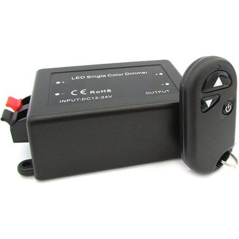 Led Dimmer PWM Con Telecomando RF Con Moschettone Accoppiabile Riprogrammabile 12V 24V 8A (1/3)