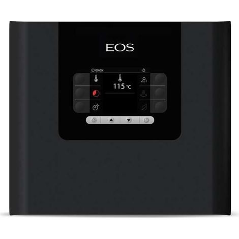 Eos Compact DP Saunasteuerung für finnische Sauna bis 10 kW Anthrazit