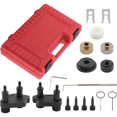 Kit di attrezzi per la fasatura, acciaio di alta qualità, 27 x 12 x 4 cm, compatibile con la famiglia di motori EA888, sincronizzazione precisa del motore, essenziale per la manutenzione del motore (1/5)