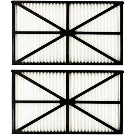 NALOOKAMIC Lot de 4 Panneaux Filtres pour Robot Tiger Shark - RCX70101PAK2 - Noir (1/4)