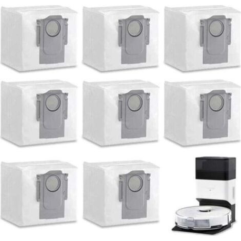 8 Dust Bags Accessories for Xiaomi Roborock S7 MaxV Ultra / S7 Pro Ultra / Q7+ / Q7 Max+ / T8 / Q5+ Vacuum Cleaner Station, 3L Large Capacity Roborock Dust Bags Original Accessories (1/4)