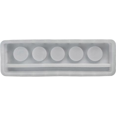 Moules pour bougeoirs à cinq trous, moules pour longs porte-bougies chauffe-plat (1/4)
