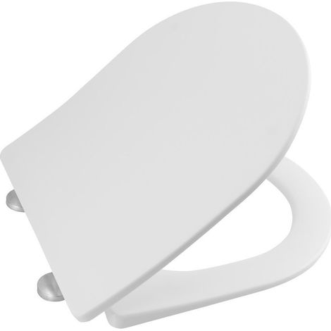 Aqualine Vermet - Siège WC, Slim, SoftClose, blanc VRS008 (1/4)