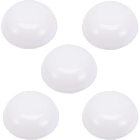 Abat-jour LED pour plafonnier (lot de 5) blancs, compatibles PVC, pour éclairage domestique (1/5)