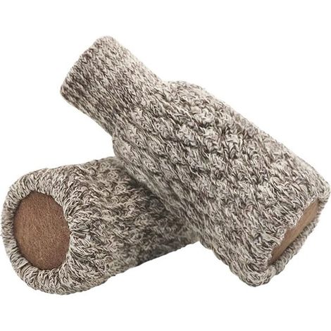 Juego de 24 piezas: fundas para patas de sillas，protectores acolchados de doble capa para muebles，alfombrillas antideslizantes para el suelo (1/5)