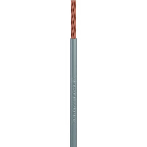 Conduit RS PRO, 4 mm², Gris, 100m, 450/750 V ( Prix pour Bobine de 100 Mètres )