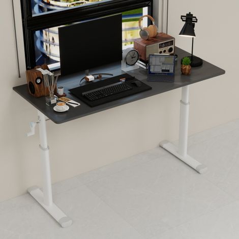 Bureau réglable pour enfants et adultes – Hauteur ajustable, bureau polyvalent pour la maison ou le bureau, design compact (1/4)